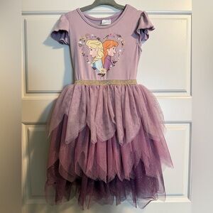 Disney Frozen Anna & Elsa Glitter Tutu Dress